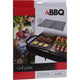 Plaque de barbecue 2 parties en acier inoxydable 46x30cm