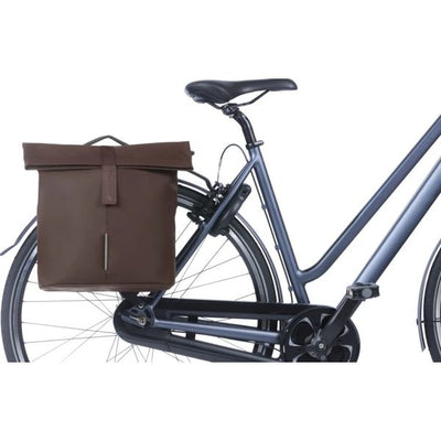 Sac à vélo de basilic Double ville brun rôti Mik 28-32L