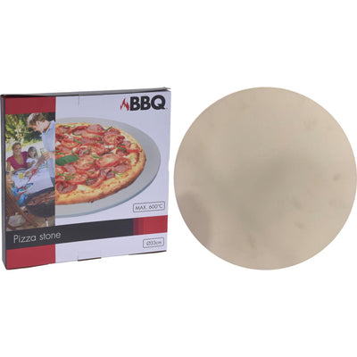 BBQ Pizza Stone pour barbecue jusqu'à 600 ° C Ø 33 cm de crème