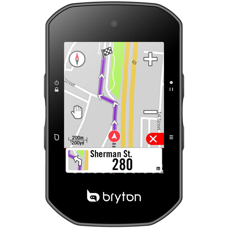 Bryton - ordinateur de vélo GPS Rider S500, y compris ceinture de fréquence cardiaque et capteur Cadans Ant + Bluetooth