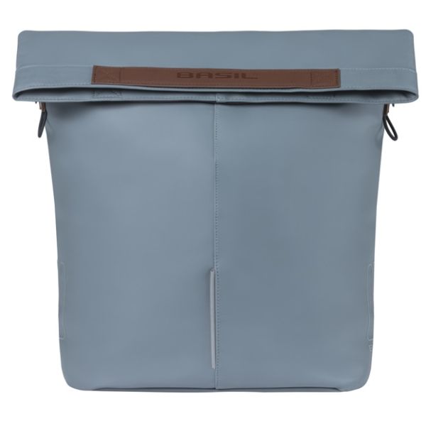 Basil sac city shopper bleu | crochets micro | 16l