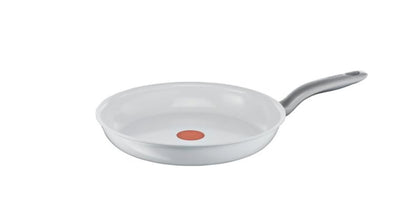 Poêle Tefal céramique contrôle blanc 28