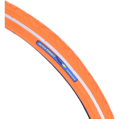 Dutchperfect Tire of Dutch Perfect 28 x 1,40 40-622 mm Orange anti-lek avec réflexion