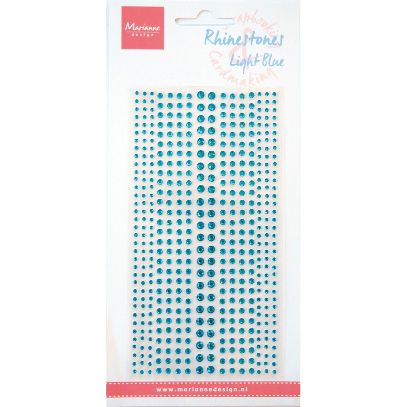 Marianne design • strass bleu clair