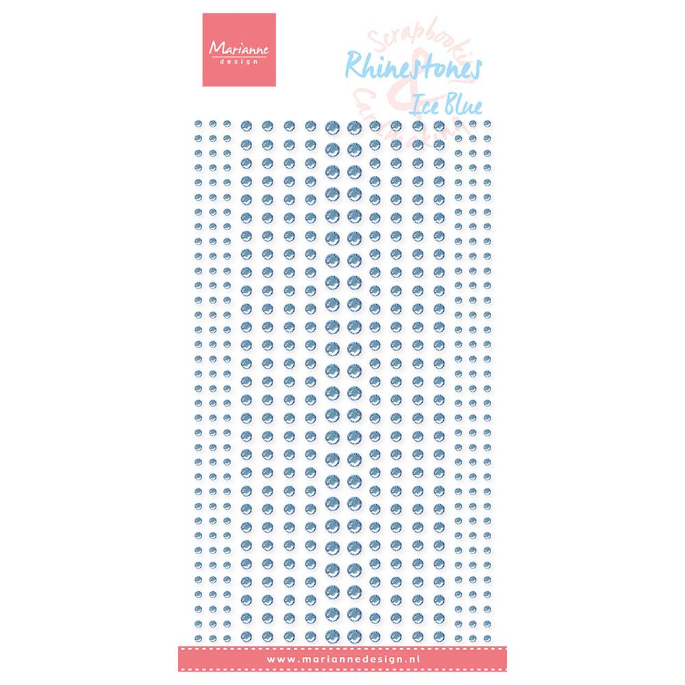 Marianne design • strass bleu glacier