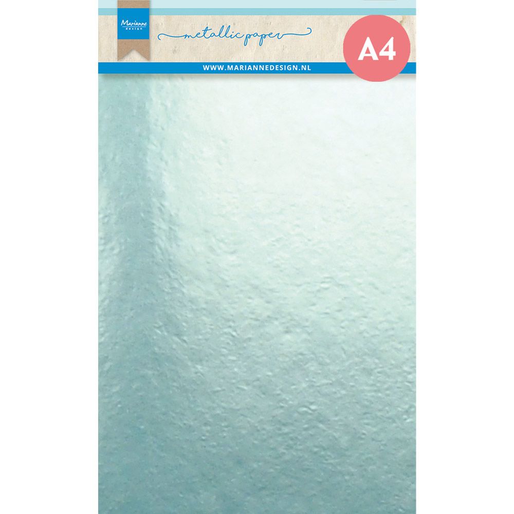 Marianne design • décorations papier métallisé a4 menthe