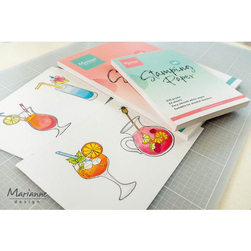Marianne design • papier tampon a5