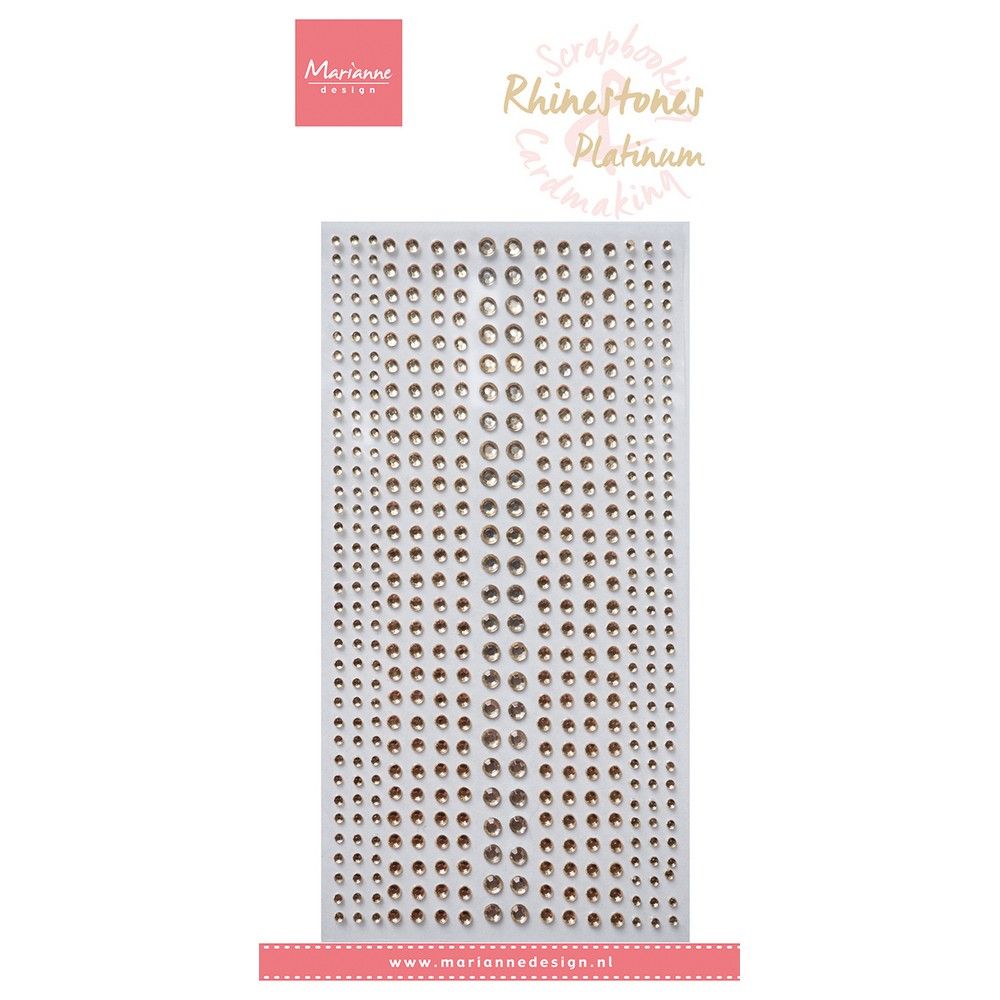 Marianne design • décoration strass platine