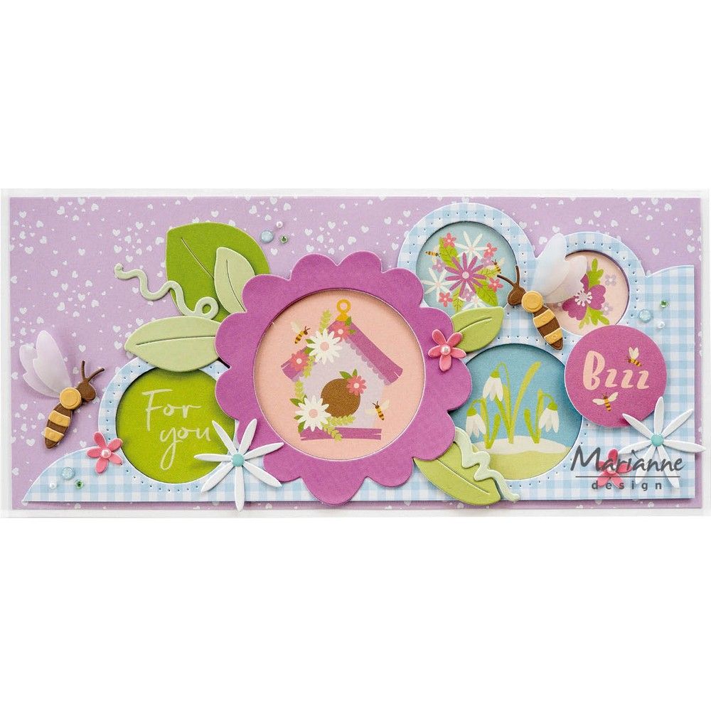 Marianne design • autocollants bonjour printemps par marleen