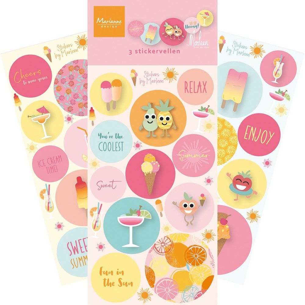 Marianne design • autocollants limonade fraîche par Marleen
