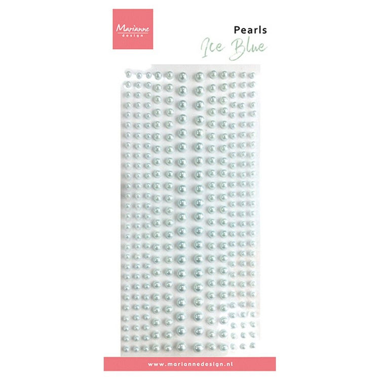 Marianne design • perles bleu glacier