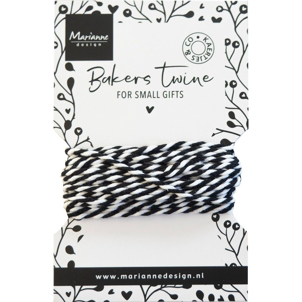 Marianne design • ficelle de boulanger noir blanc