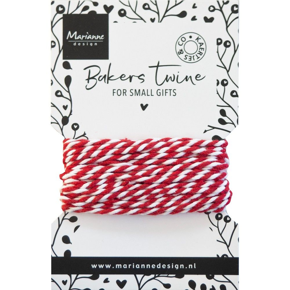 Marianne design • ficelle de boulanger rouge blanc