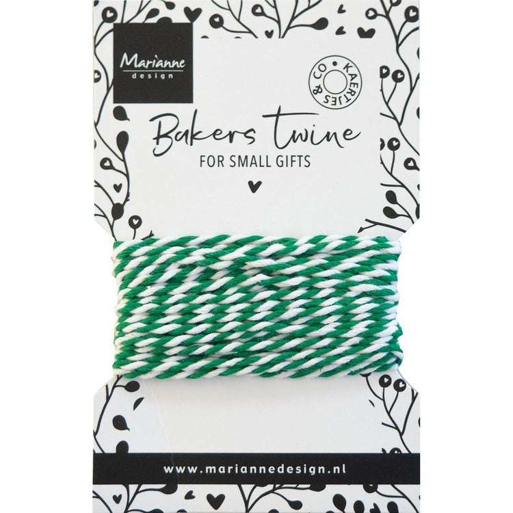 Marianne design • ficelle de boulanger vert blanc
