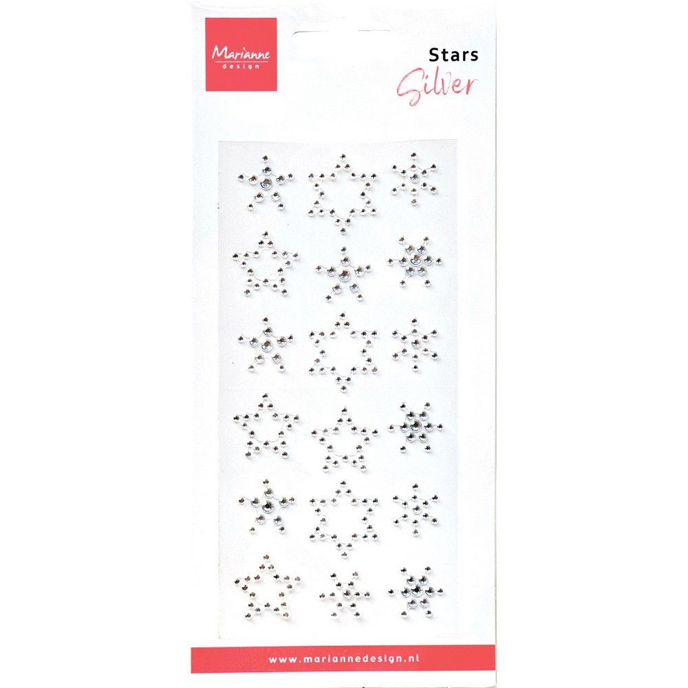 Marianne design • étoiles strass argent