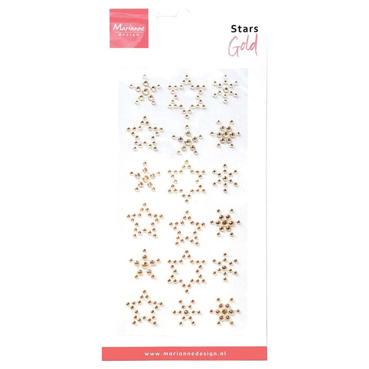Marianne design • étoiles strass or