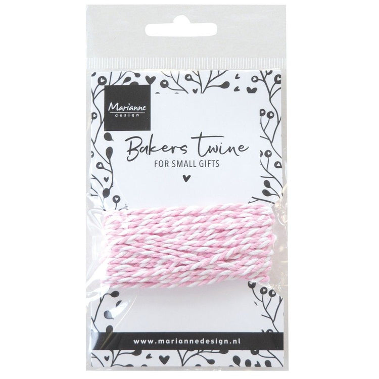Marianne design • ficelle de boulanger rose clair blanc