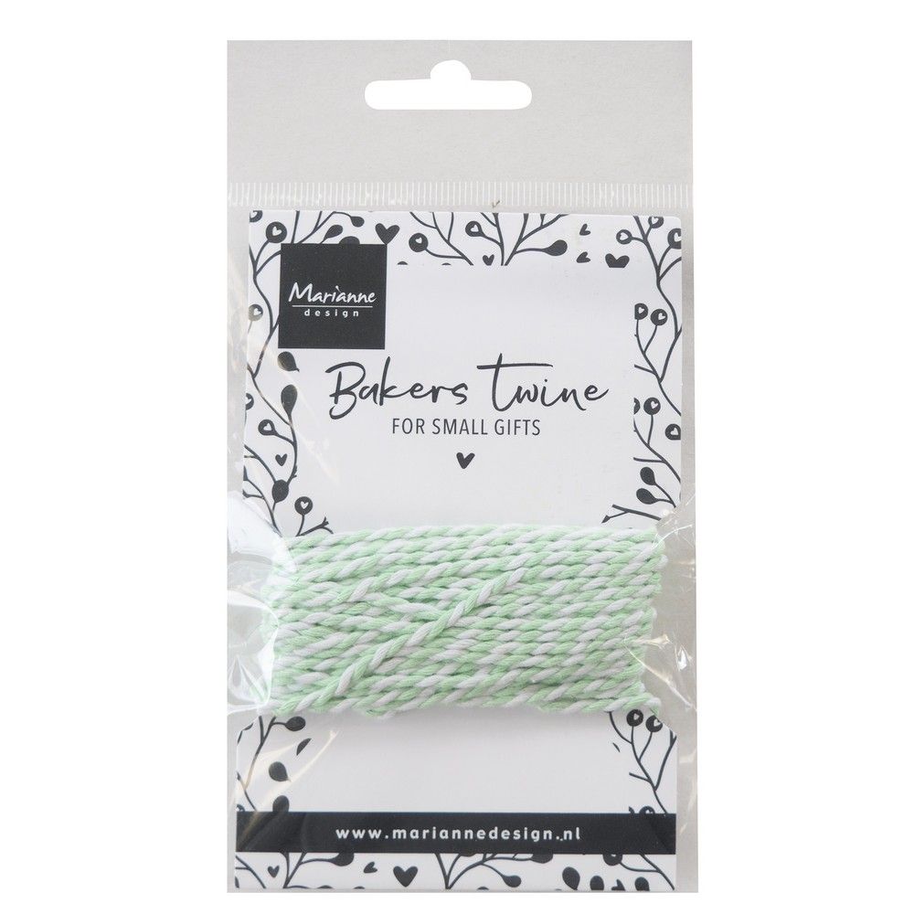 Marianne design • ficelle de boulanger blanc menthe