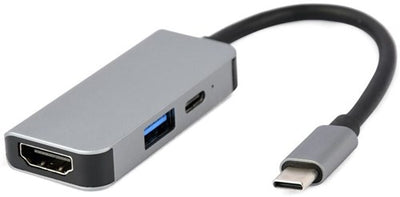 Cableexpert Adaptateur multiple USB-C 3-en-1 Station d'accueil USB-C 3 voies - 9530503