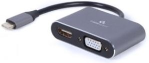 Cableexpert Câble adaptateur USB-C vers HDMI + VGA 15cm - 9530408