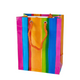 Sac cadeau mini rayures 11,5x6,5x14,5cm