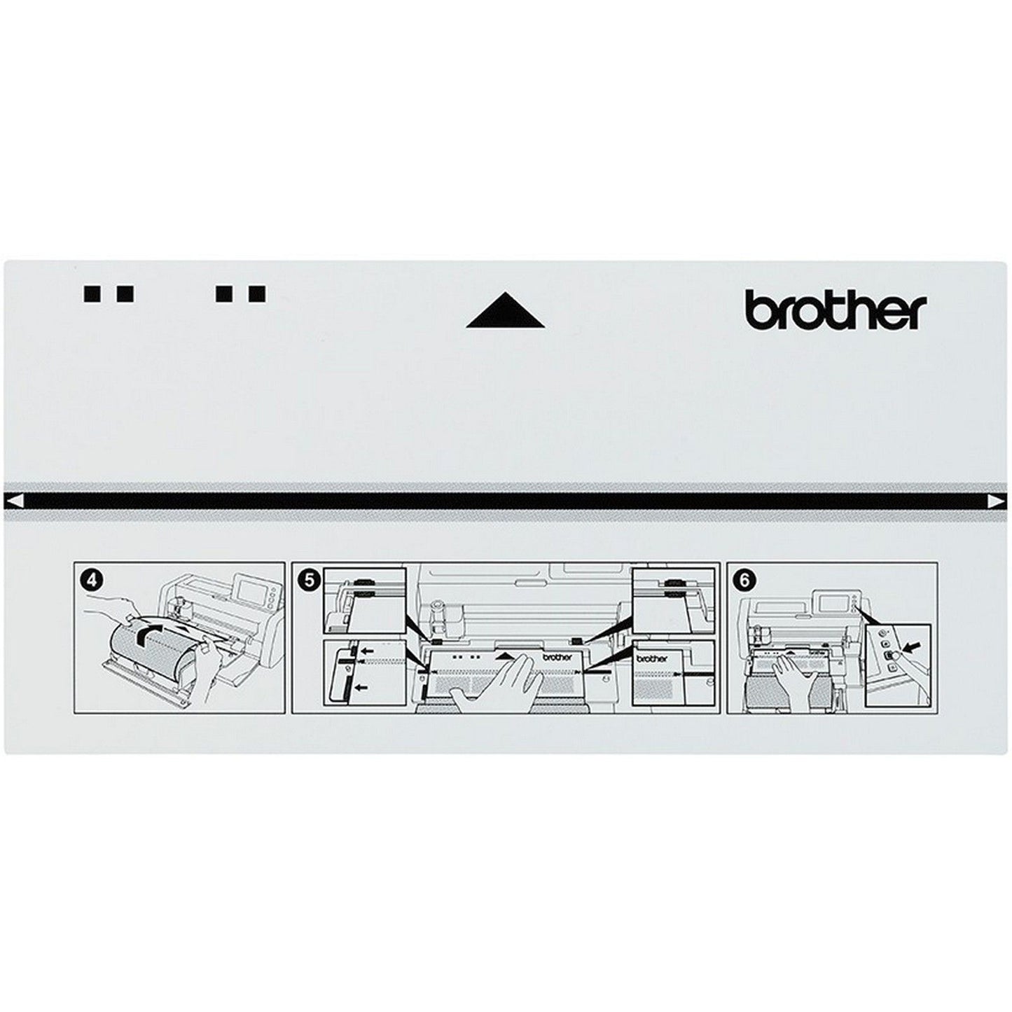 Brother • Feuille d'amorce scanncut pour chargeur de rouleau 2
