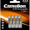Piles rechargeables Camelion aaa micro hr3 1100mah (4 pièces)