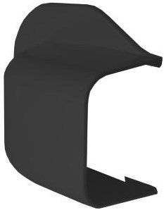 Cache mural Canalit pour conduit de climatisation 90mm anthracite - 4748055