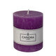 Candra bougie pilier rustique cyclane 80 68mm