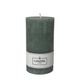 Candra bougie pilier rustique vert 130 68mm
