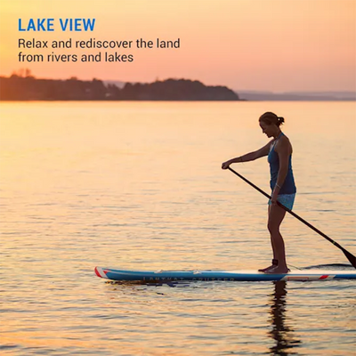 Abi capital sports sup board lanikai cruiser 10'8 rayures bleues