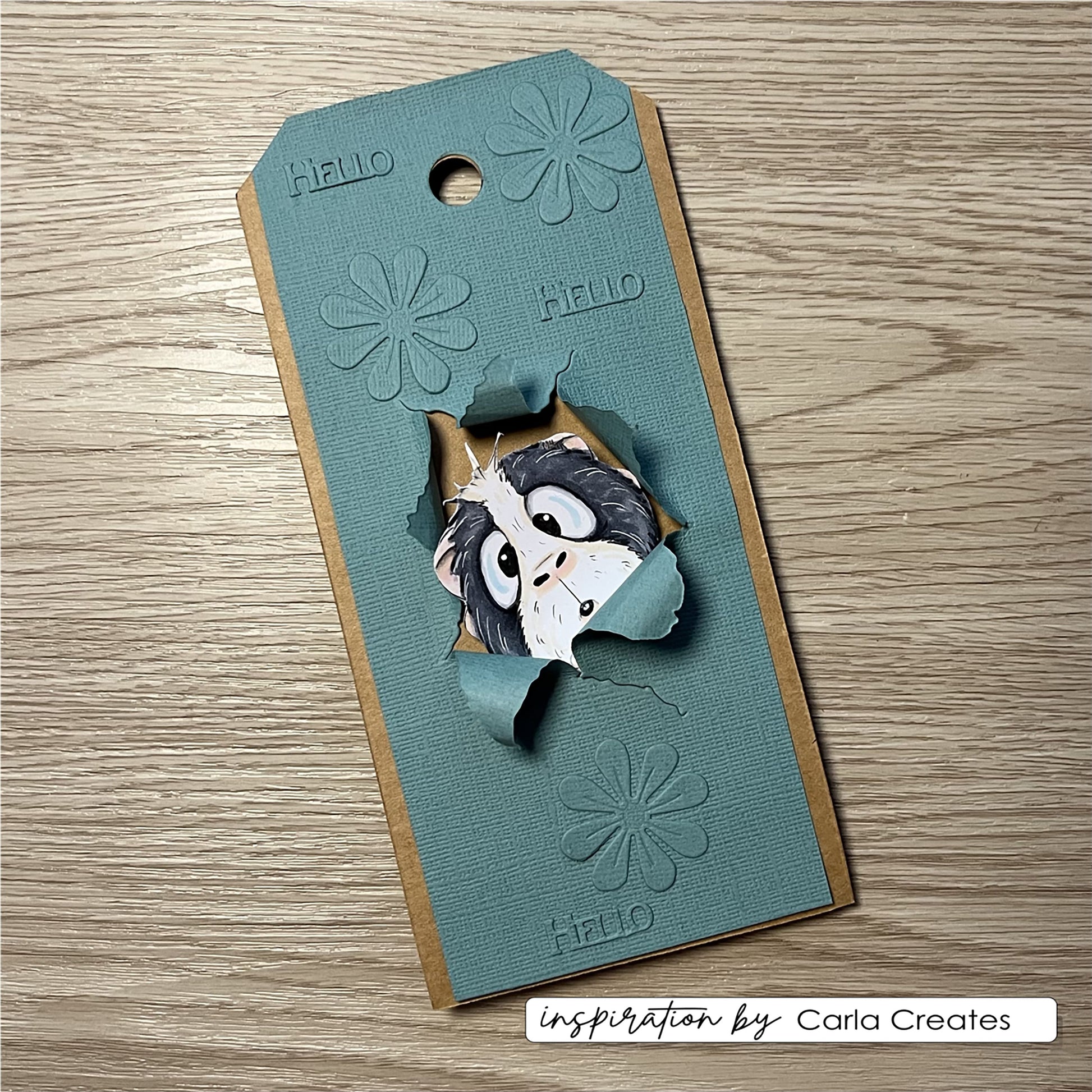 Vaessen creative • tampons transparents cochons d'Inde 1 7pcs.