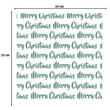 Vaessen creative • pochoir joyeux noël 15x15cm - afbeelding 2