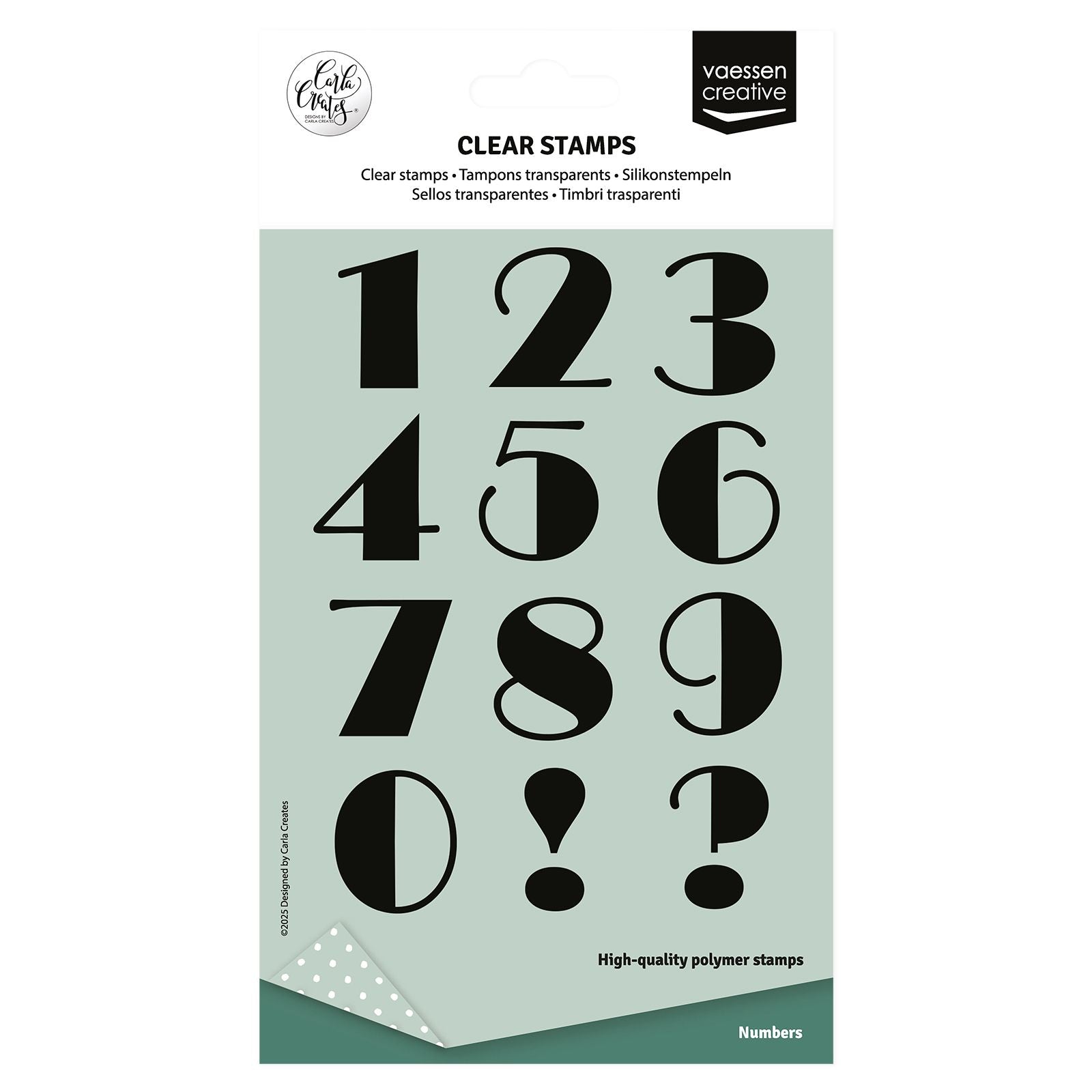 Vaessen creative • tampons transparents figurines 12pcs.