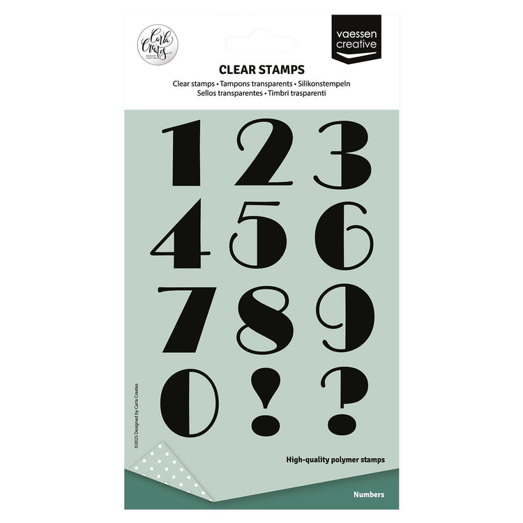 Vaessen creative • tampons transparents figurines 12pcs.
