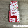 Vaessen creative • tampons transparents fête d'anniversaire d'Odey 3 10pcs.