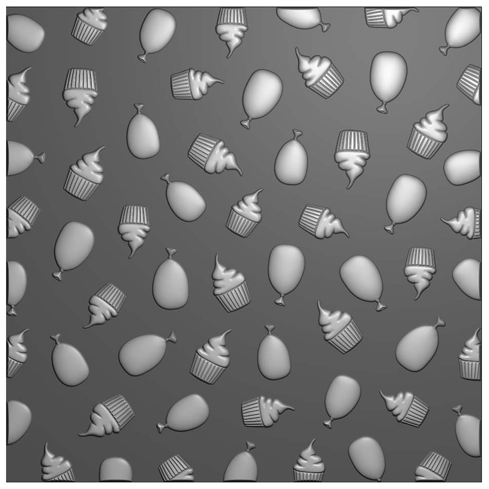Vaessen creative • dossier de gaufrage fête 15x15cm