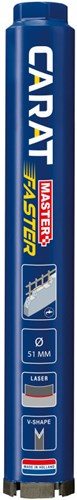 Carat a-2032 perceuse diamantée à poignée pistolet avec 3 vitesses + perceuse diamantée master plus rapide 61 mm - amb2032a25