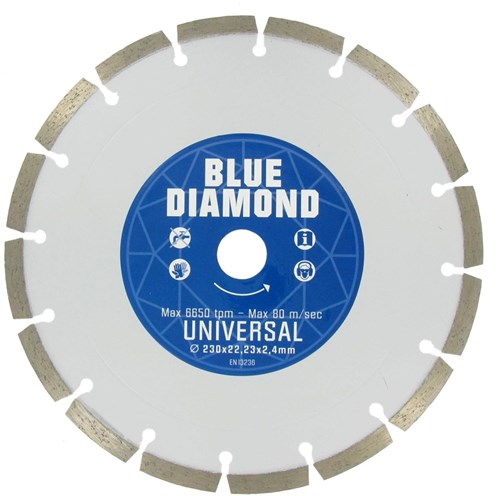 Lame de scie diamantée Carat ø115 diamant bleu universelle