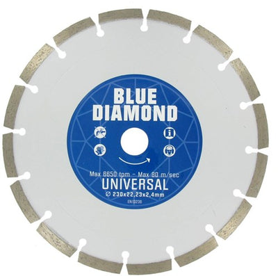 Lame de scie diamantée Carat ø115 diamant bleu universelle