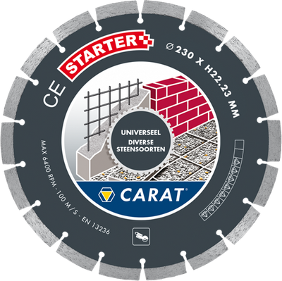 Carat ces1403000 scie diamantée universelle | sec | 140x22,23 mm | ce démarreur - ces1403000