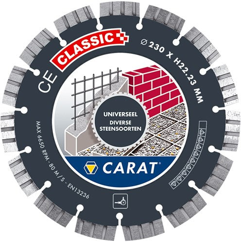 Scie diamantée Carat universelle ø125x22,23mm, ce classique - cec1253000 - cec1253000