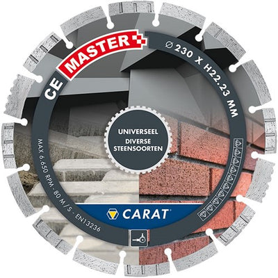 Lame de scie diamantée Carat 125x22,22 universelle ce master