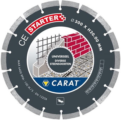Scie diamantée Carat universelle ø400x25,40mm, ce starter - ces4004000 - ces4004000