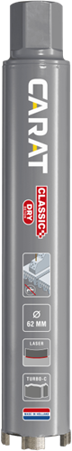 Carat laser diamant perceuse béton sec classique | ø62x300x5 4 unc – edc0623002