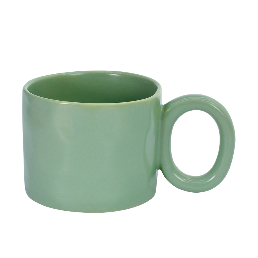 Mug Cark vert menthe mat 380ml ø10x8cm