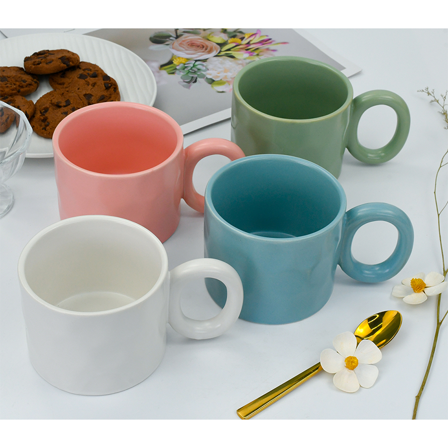 Mug Cark vert menthe mat 380ml ø10x8cm