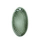Bol de service Cark couleur vert lac 26x14cm