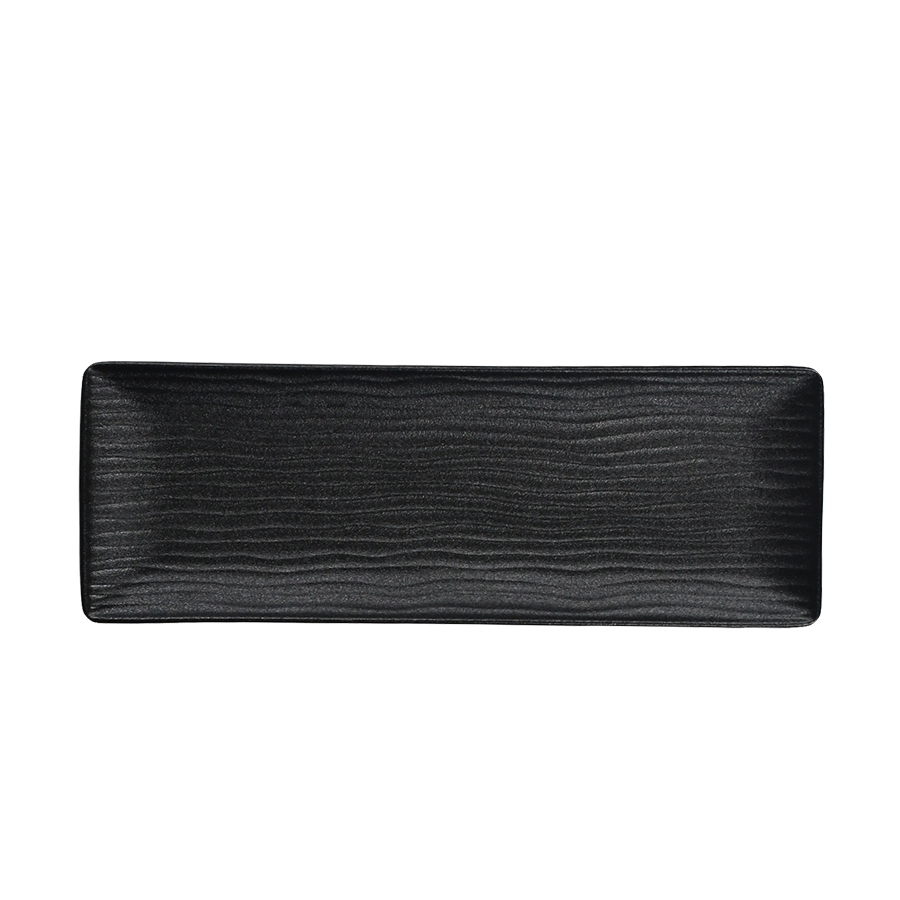 Cark bol de service ondulation noir 31x11cm