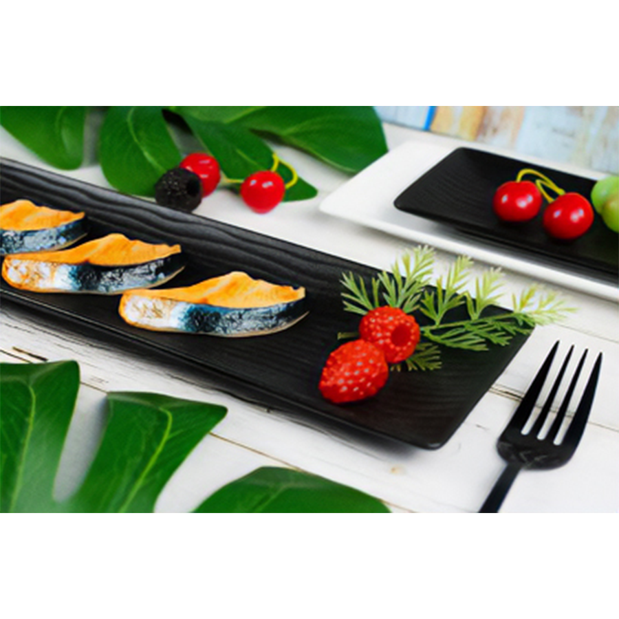 Cark bol de service ondulation noir 31x11cm